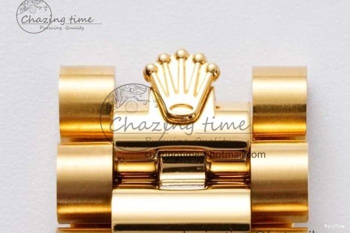 MiroTime 0321 NewStyle Day Date 36 YG RAF Best Edition Black No Marker on YG Bracelet A 2019